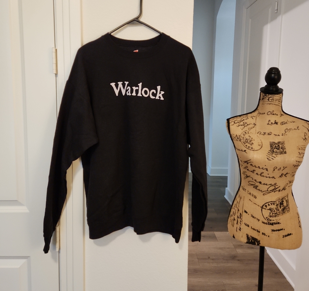Hanes Black Crewneck Sweater for Men